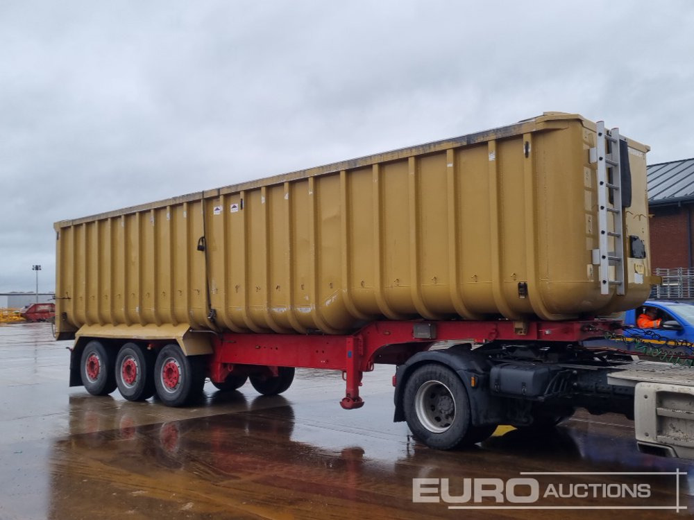 Tipvogn sættevogn Fruehauf Tri Axle Bulk Tipping Trailer, Easy Sheet: billede 7