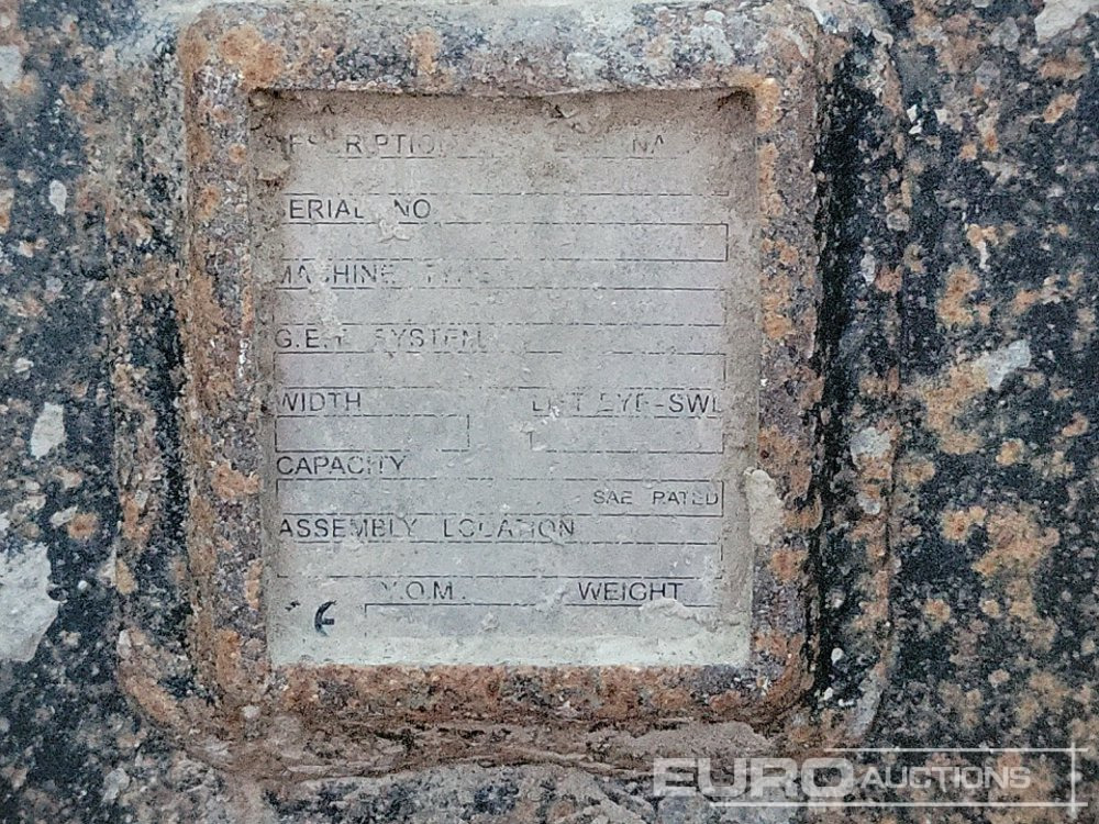 Skovl Geith 84" Ditching Bucket 80mm Pin to suit 20 Ton Excavator: billede 14 Skovl Geith 84" Ditching Bucket 80mm Pin to suit 20 Ton Excavator: billede 14