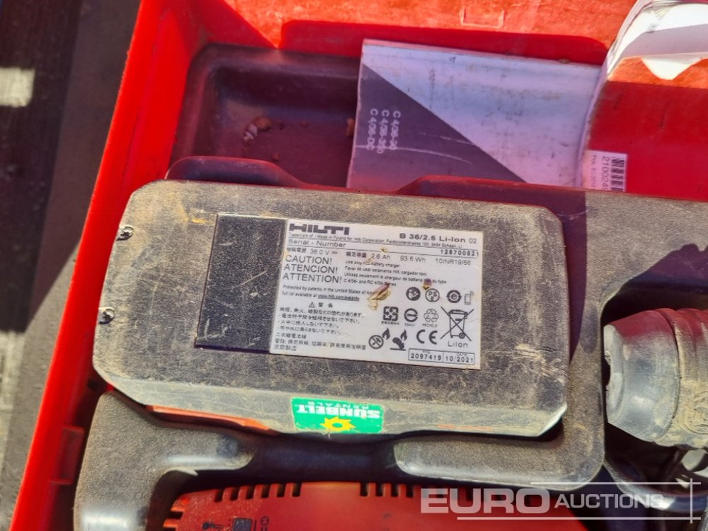 Bygningsudstyr Hilti TE30 110Volt Hammer Drill, Hilti TE6-A36 Battery Hammer Drill, Makita 6906 110Volt Impact Driver, Makita DTW1001 Battery Impact Driver, 110Volt Concrete Poker: billede 20