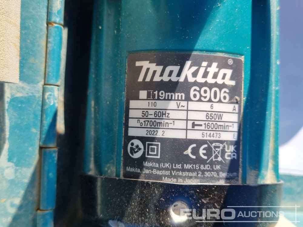 Bygningsudstyr Hilti TE30 110Volt Hammer Drill, Hilti TE6-A36 Battery Hammer Drill, Makita 6906 110Volt Impact Driver, Makita DTW1001 Battery Impact Driver, 110Volt Concrete Poker: billede 29