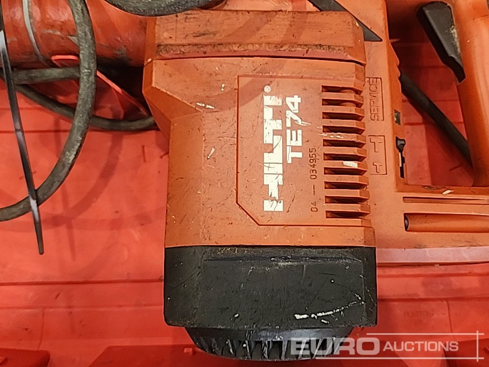 Bygningsudstyr Hilti TE74 & BOSCH 110 Volt Breaker (2 of): billede 9