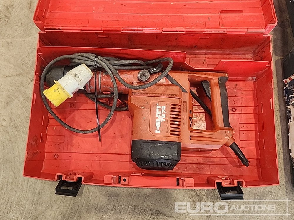 Bygningsudstyr Hilti TE74 & BOSCH 110 Volt Breaker (2 of): billede 6