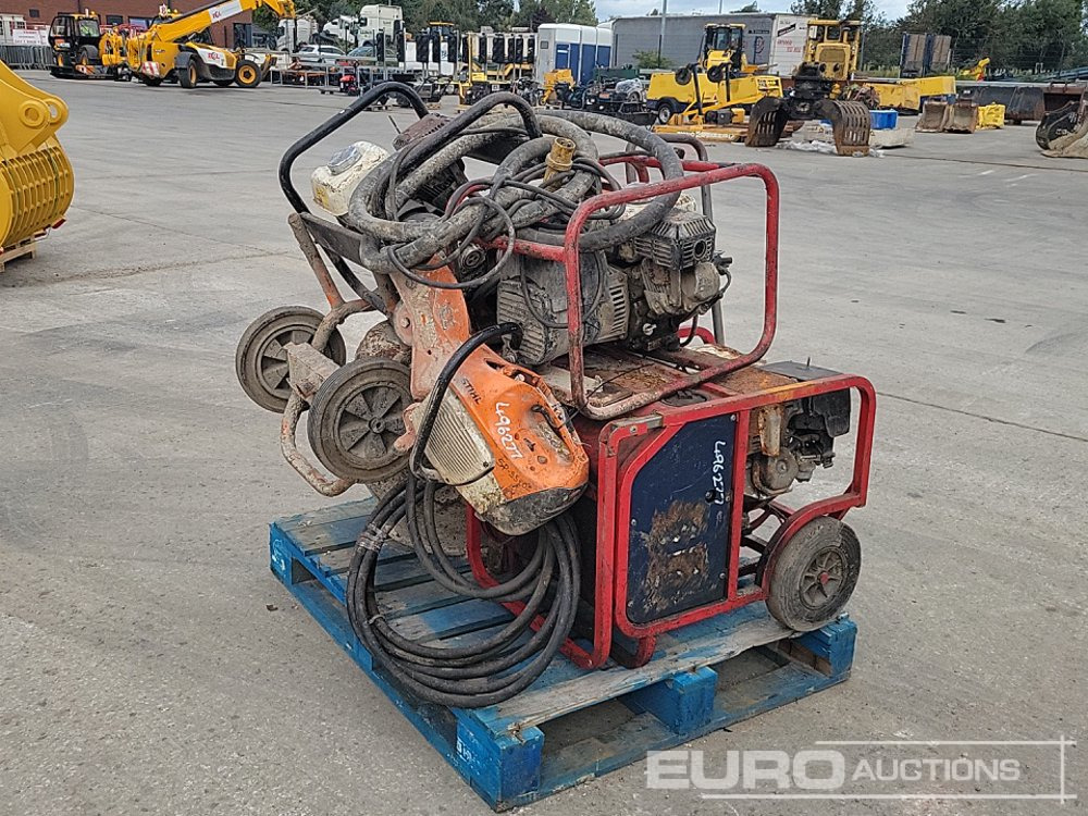 Hydraulic Powerpack, Honda Engine, 230Volt Petrol Generator, Honda Engine (2 of), 110Volt Vibrating Concrete Poker, Cement Mixer, Honda Engine, Conpaction Plate, Honda Engine, Petrol Quick Cut Saw (Pa - Asfaltudlægningmaskine: billede 3 Hydraulic Powerpack, Honda Engine, 230Volt Petrol Generator, Honda Engine (2 of), 110Volt Vibrating Concrete Poker, Cement Mixer, Honda Engine, Conpaction Plate, Honda Engine, Petrol Quick Cut Saw (Pa - Asfaltudlægningmaskine: billede 3