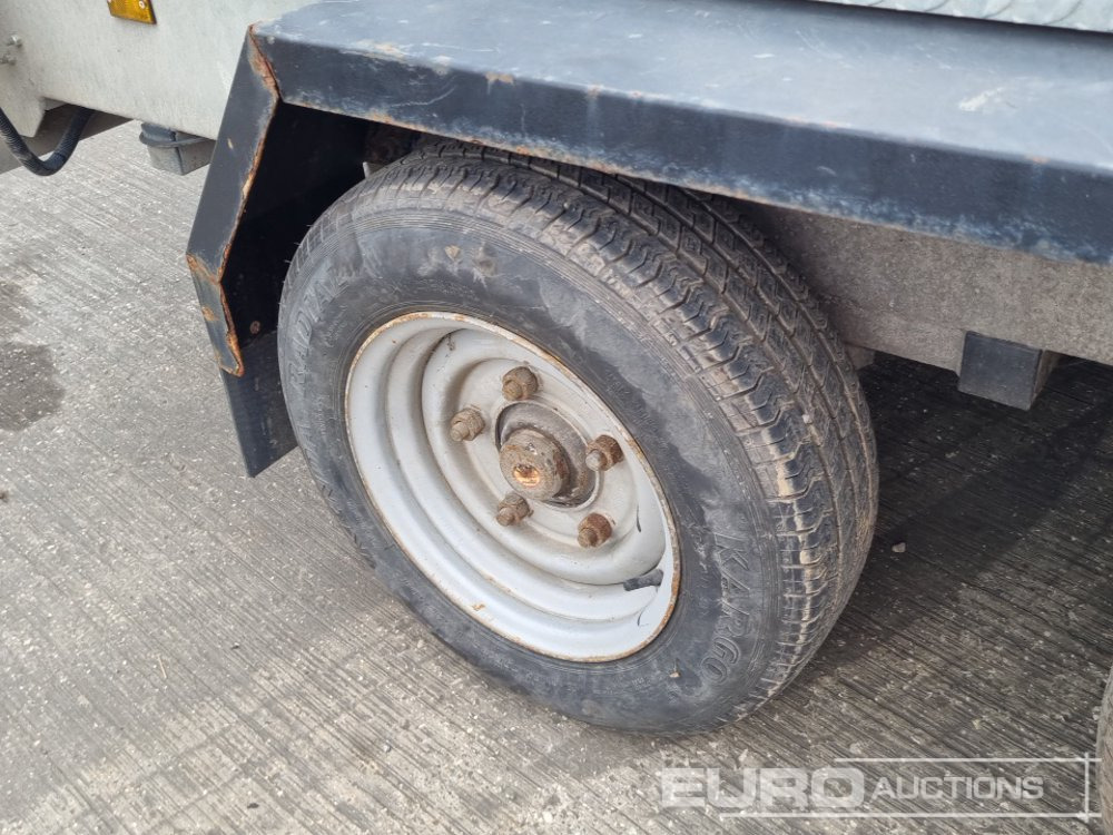 Maskintrailer Indespension 3.5 Ton Twin Axle Plant Trailer, Ramp: billede 13