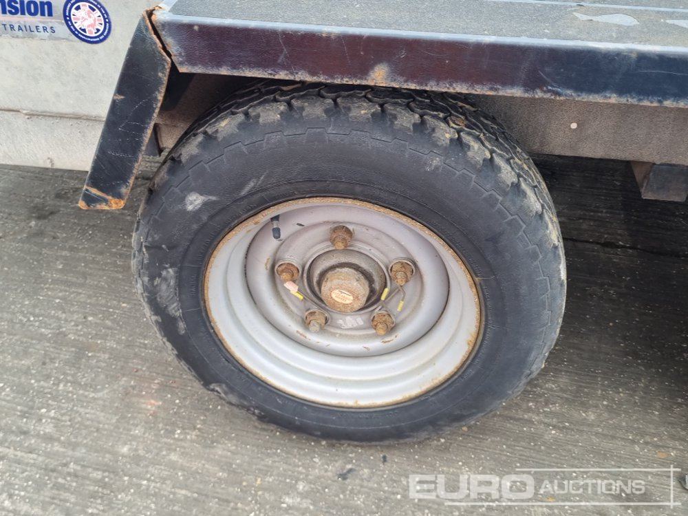 Maskintrailer Indespension 3.5 Ton Twin Axle Plant Trailer, Ramp: billede 10