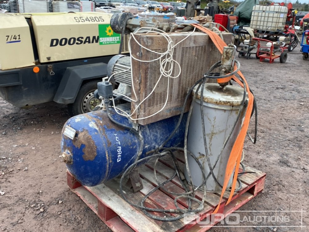 Ingersoll Rand 250 Litre 3 Phase Compressor & Pneumatic Greaser - Luftkompressor: billede 3 Ingersoll Rand 250 Litre 3 Phase Compressor & Pneumatic Greaser - Luftkompressor: billede 3