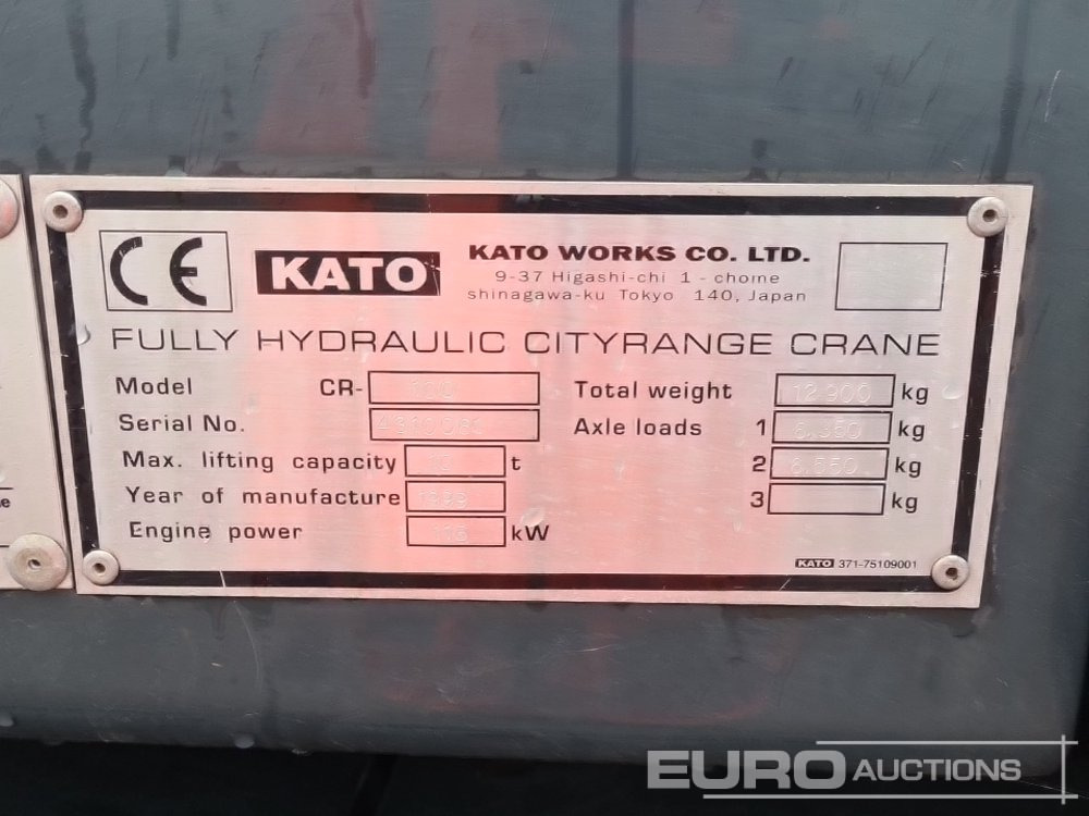 Mobilkran Kato CR100: billede 43