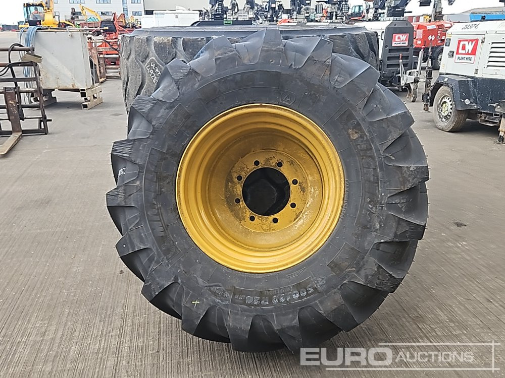 Michelin 26.5R25 Tyre (2 of), 500/70-24 Tye & Rim - Dæk: billede 2 Michelin 26.5R25 Tyre (2 of), 500/70-24 Tye & Rim - Dæk: billede 2