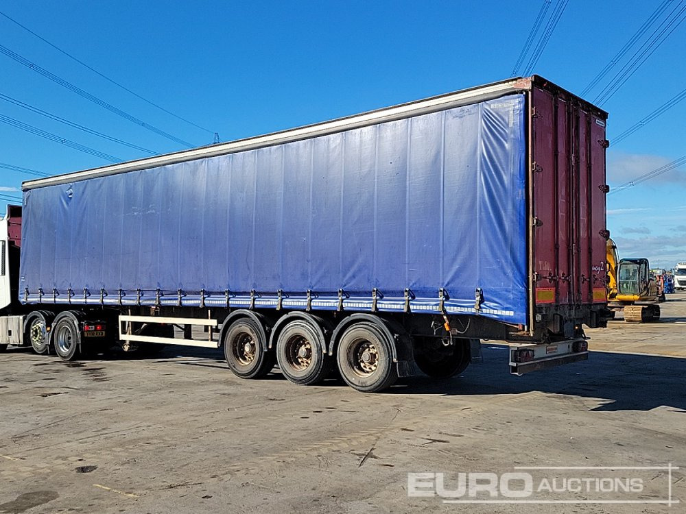 Montracon Tri Axle Curtainsider Trailer - Gardintrailer: billede 3 Montracon Tri Axle Curtainsider Trailer - Gardintrailer: billede 3