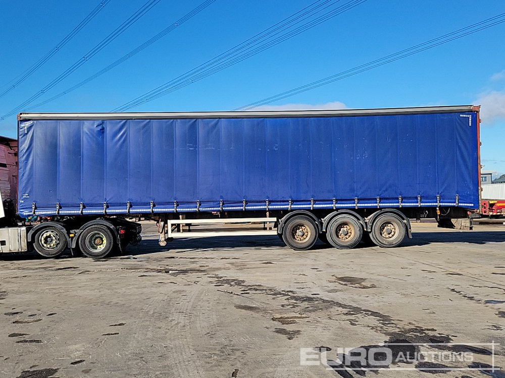Montracon Tri Axle Curtainsider Trailer - Gardintrailer: billede 2 Montracon Tri Axle Curtainsider Trailer - Gardintrailer: billede 2