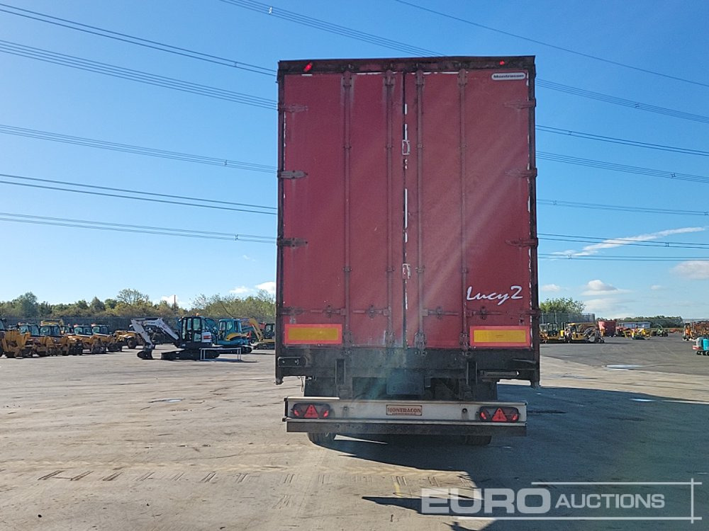 Montracon Tri Axle Curtainsider Trailer - Gardintrailer: billede 4 Montracon Tri Axle Curtainsider Trailer - Gardintrailer: billede 4