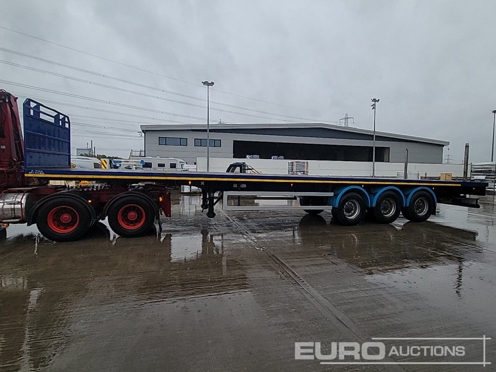 Montracon Tri Axle Flatbed Trailer - Åben sættevogn: billede 2 Montracon Tri Axle Flatbed Trailer - Åben sættevogn: billede 2