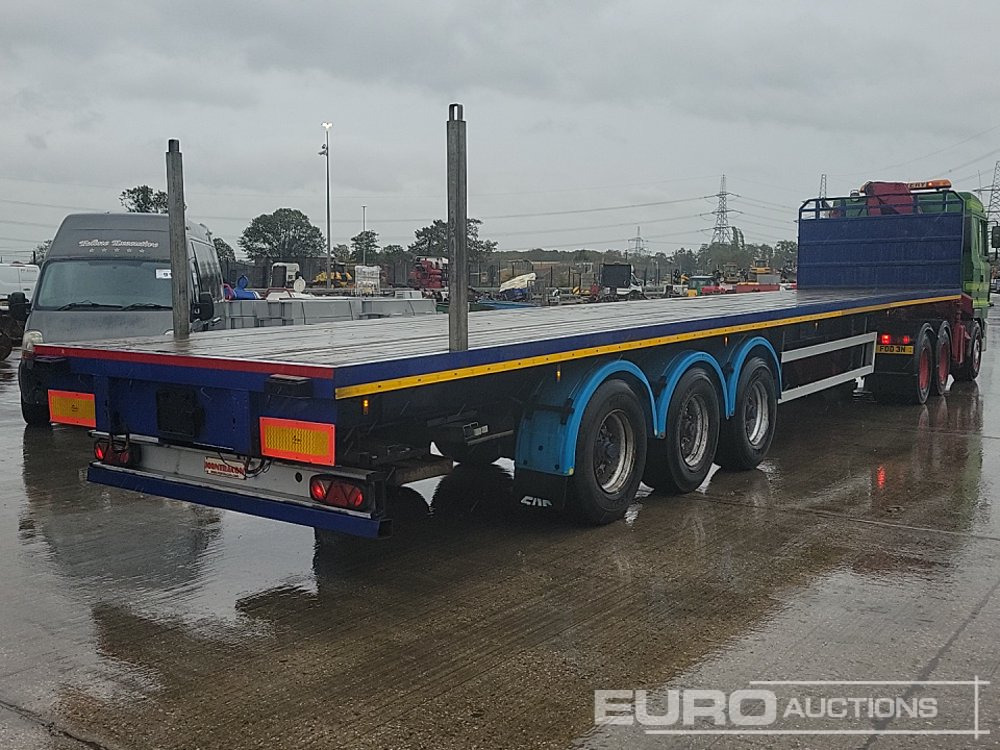 Montracon Tri Axle Flatbed Trailer - Åben sættevogn: billede 5 Montracon Tri Axle Flatbed Trailer - Åben sættevogn: billede 5