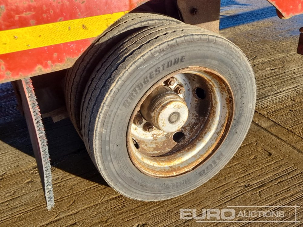 Lastbil med lad Nooteboom 4 Axle Extendable Low Loader Trailer, Twin Axle Rear Steer, Out Riggers: billede 16