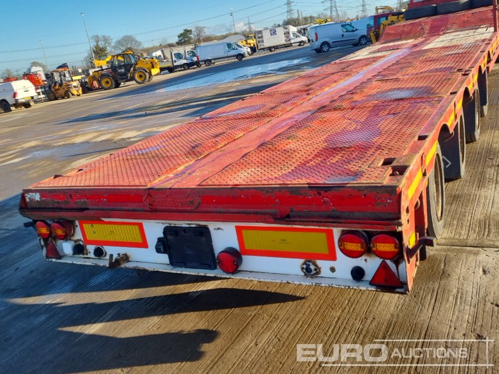 Lastbil med lad Nooteboom 4 Axle Extendable Low Loader Trailer, Twin Axle Rear Steer, Out Riggers: billede 17