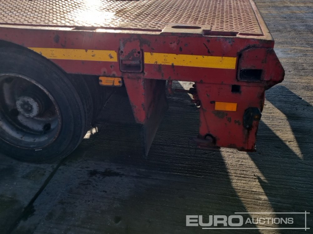 Lastbil med lad Nooteboom 4 Axle Extendable Low Loader Trailer, Twin Axle Rear Steer, Out Riggers: billede 28