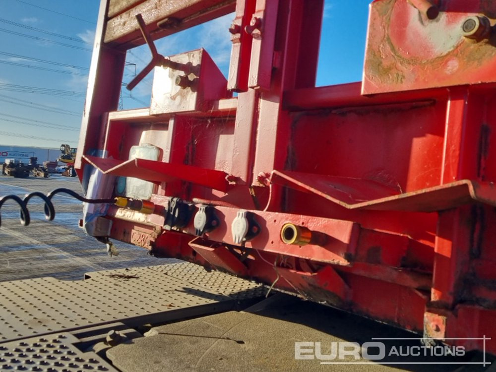 Lastbil med lad Nooteboom 4 Axle Extendable Low Loader Trailer, Twin Axle Rear Steer, Out Riggers: billede 35
