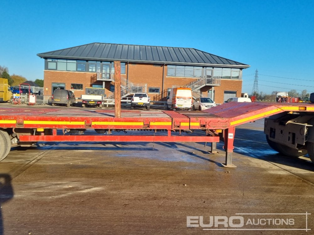 Lastbil med lad Nooteboom 4 Axle Extendable Low Loader Trailer, Twin Axle Rear Steer, Out Riggers: billede 21
