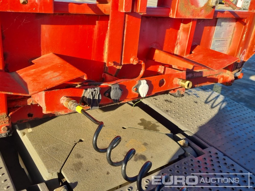 Lastbil med lad Nooteboom 4 Axle Extendable Low Loader Trailer, Twin Axle Rear Steer, Out Riggers: billede 26