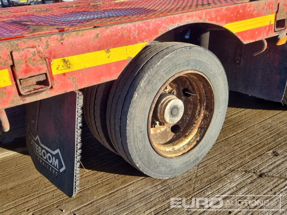 Lastbil med lad Nooteboom 4 Axle Extendable Low Loader Trailer, Twin Axle Rear Steer, Out Riggers: billede 14