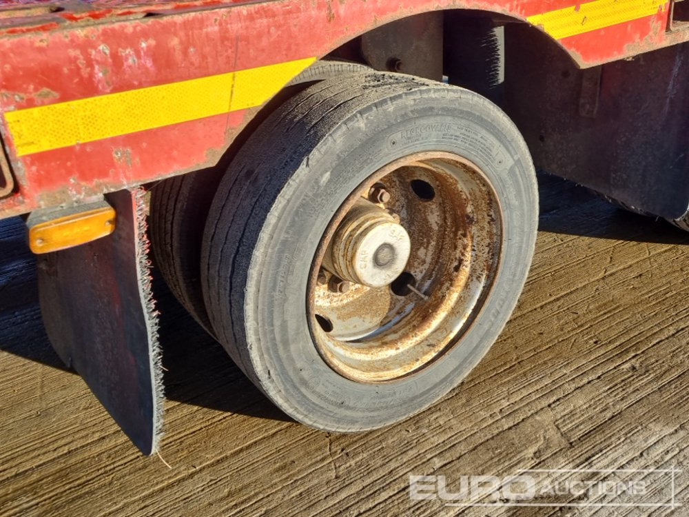 Lastbil med lad Nooteboom 4 Axle Extendable Low Loader Trailer, Twin Axle Rear Steer, Out Riggers: billede 15