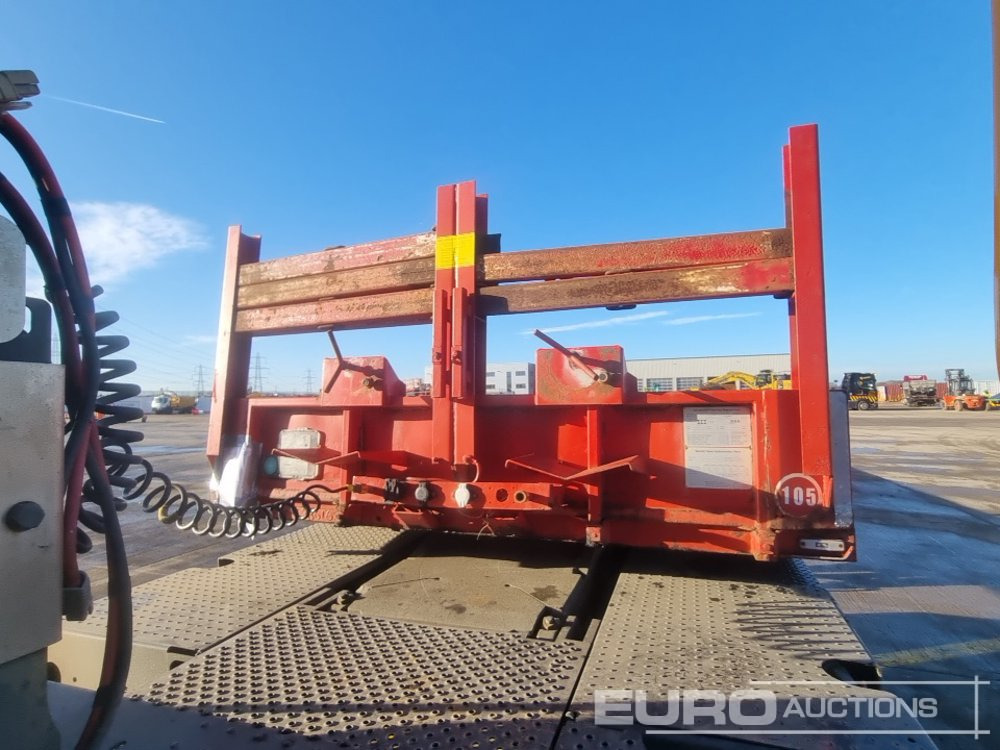 Lastbil med lad Nooteboom 4 Axle Extendable Low Loader Trailer, Twin Axle Rear Steer, Out Riggers: billede 8