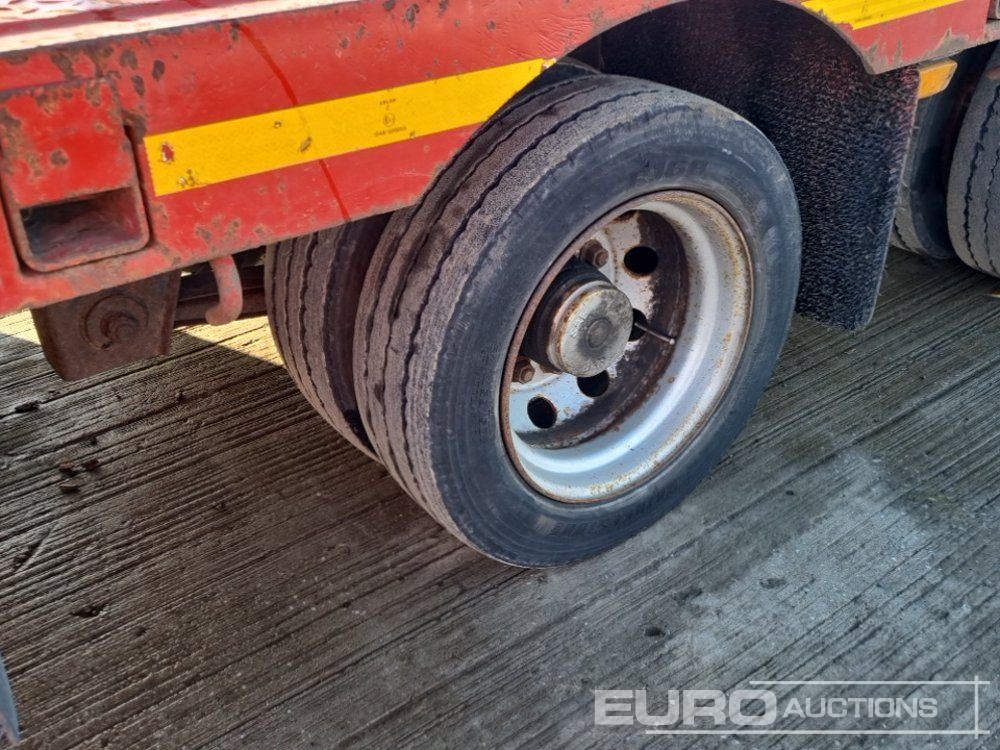 Lastbil med lad Nooteboom 4 Axle Extendable Low Loader Trailer, Twin Axle Rear Steer, Out Riggers: billede 10