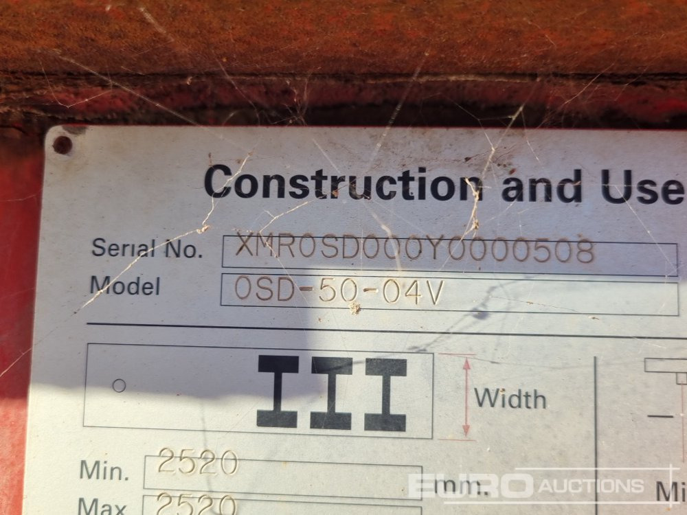 Lastbil med lad Nooteboom 4 Axle Extendable Low Loader Trailer, Twin Axle Rear Steer, Out Riggers: billede 39