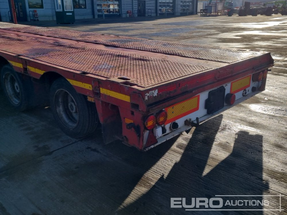 Lastbil med lad Nooteboom 4 Axle Extendable Low Loader Trailer, Twin Axle Rear Steer, Out Riggers: billede 27