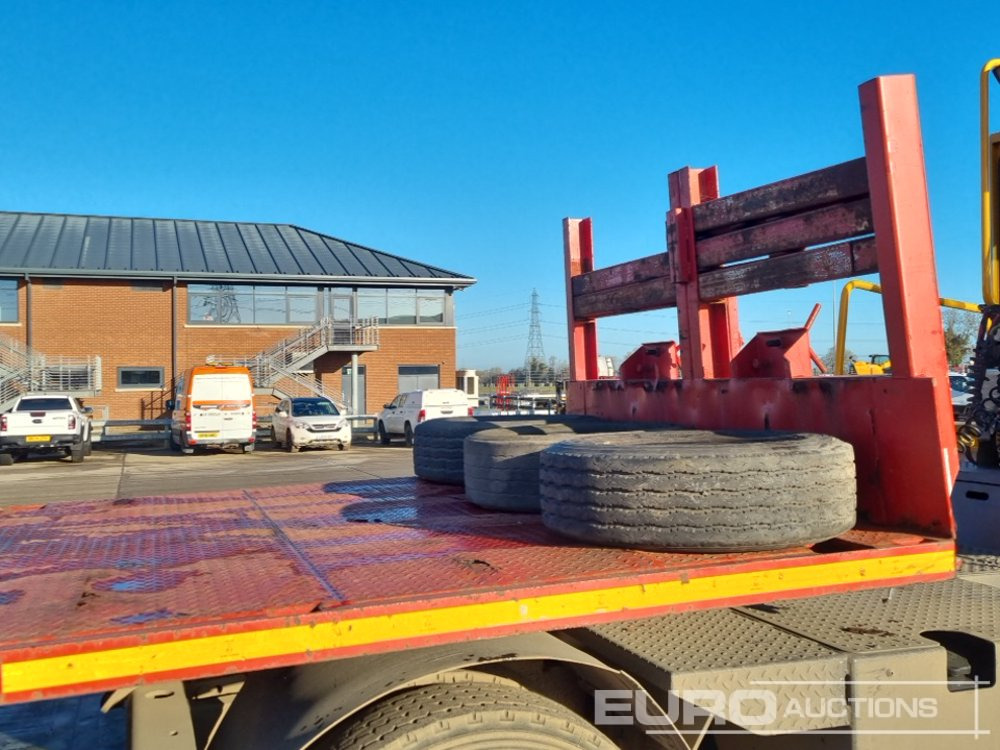 Lastbil med lad Nooteboom 4 Axle Extendable Low Loader Trailer, Twin Axle Rear Steer, Out Riggers: billede 24