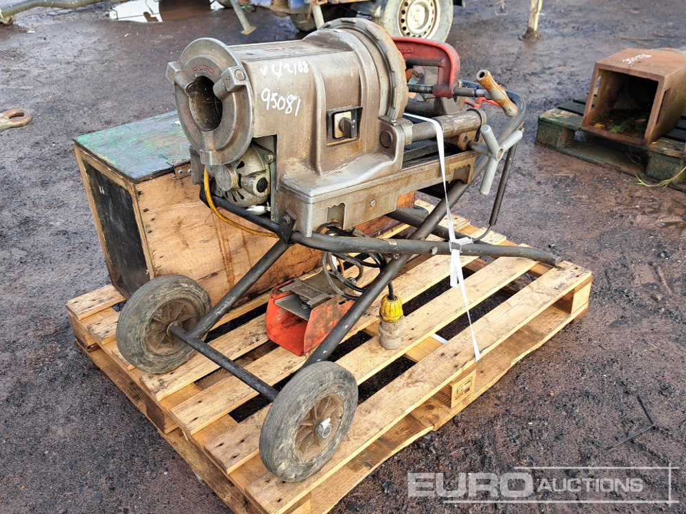 Ridgid 1233 110v Pipe Threading Machine - Værkstedsudstyr: billede 1 Ridgid 1233 110v Pipe Threading Machine - Værkstedsudstyr: billede 1
