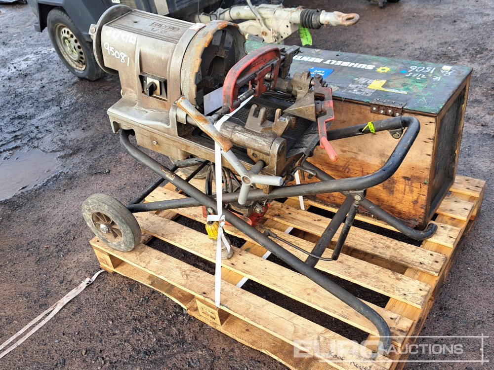 Ridgid 1233 110v Pipe Threading Machine - Værkstedsudstyr: billede 2 Ridgid 1233 110v Pipe Threading Machine - Værkstedsudstyr: billede 2