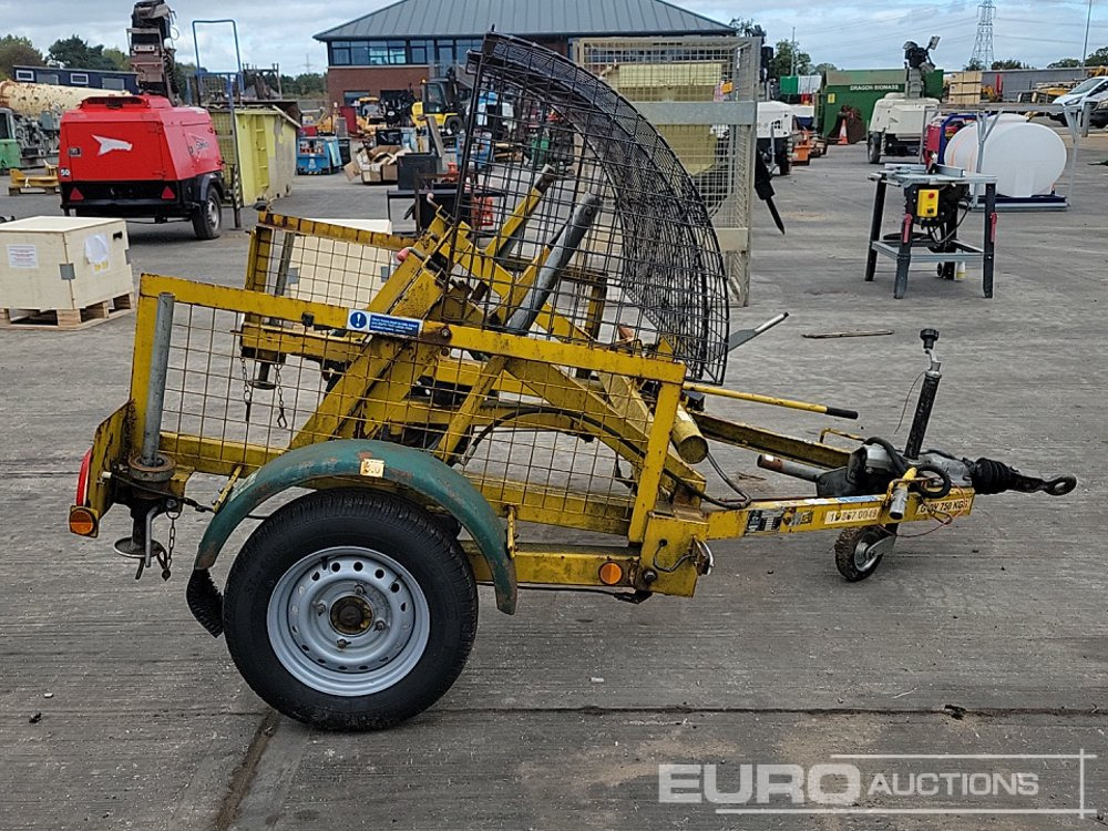 Kabeltrailer Seb International Single Axle Cable Reel Trailer: billede 6