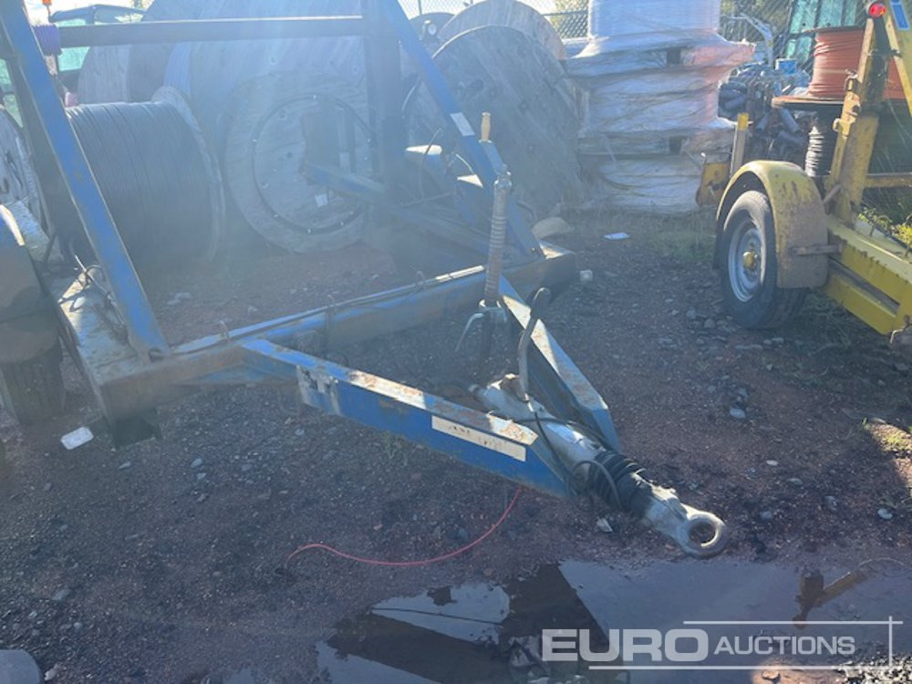 Seb International Single axle Cable Drum Trailer - Maskintrailer: billede 2 Seb International Single axle Cable Drum Trailer - Maskintrailer: billede 2