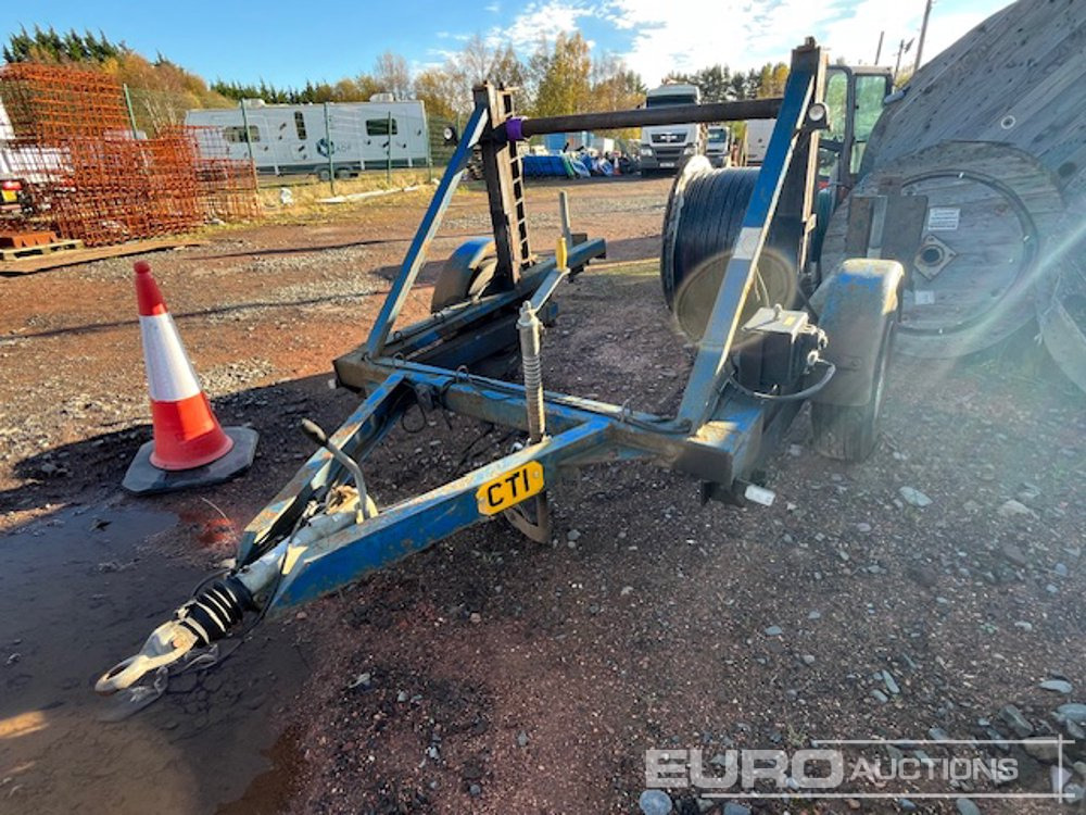 Seb International Single axle Cable Drum Trailer - Maskintrailer: billede 1 Seb International Single axle Cable Drum Trailer - Maskintrailer: billede 1