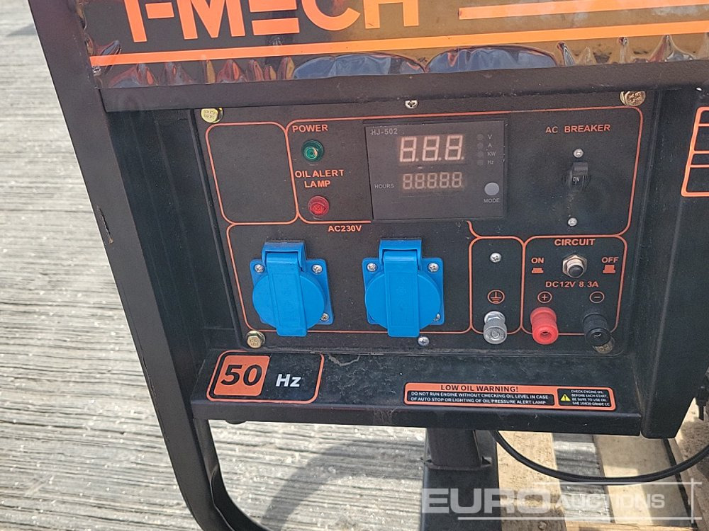 Strømgenerator T-Mech 2kVA Generator, Single Cylinder Engine, 230Volt Generator, Single Cylinder Engine (3 of): billede 10