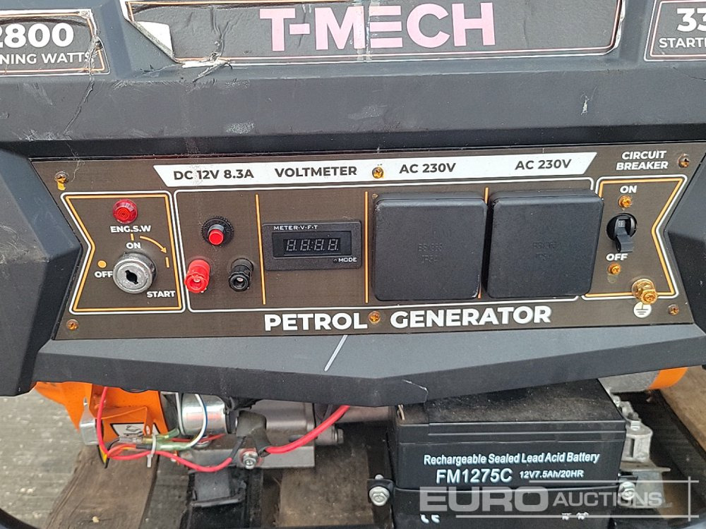 Strømgenerator T-Mech 2kVA Generator, Single Cylinder Engine, 230Volt Generator, Single Cylinder Engine (3 of): billede 23