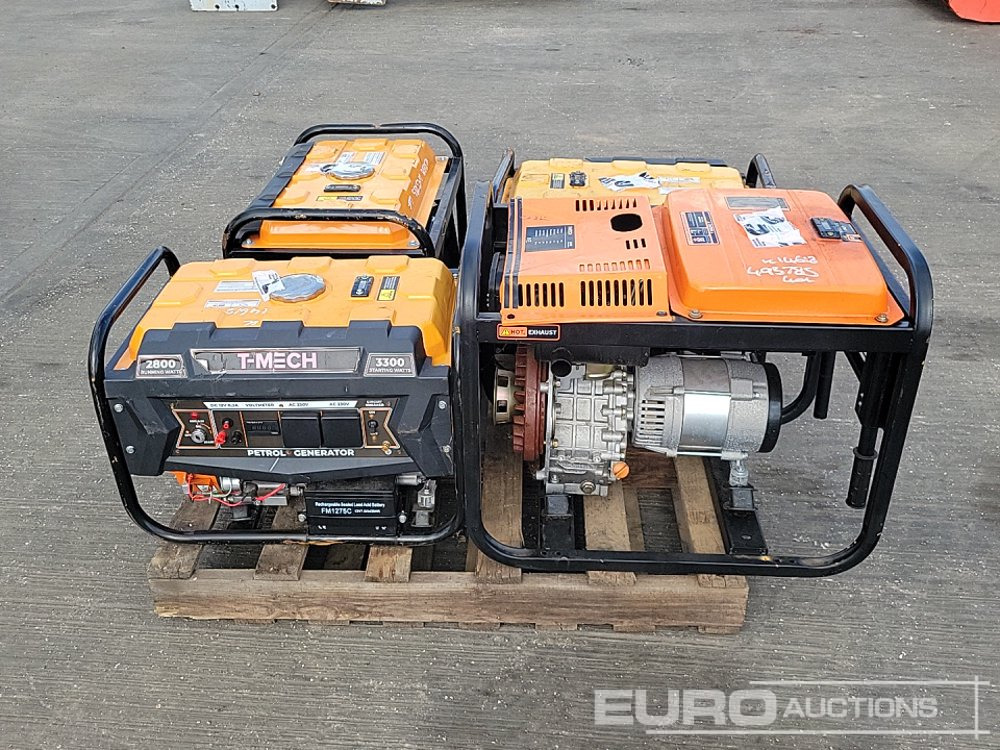 Strømgenerator T-Mech 2kVA Generator, Single Cylinder Engine, 230Volt Generator, Single Cylinder Engine (3 of): billede 8