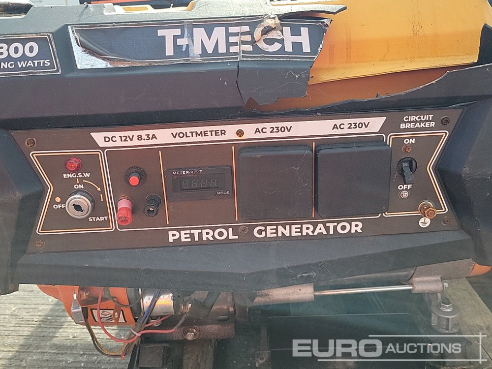 Strømgenerator T-Mech 2kVA Generator, Single Cylinder Engine, 230Volt Generator, Single Cylinder Engine (3 of): billede 13