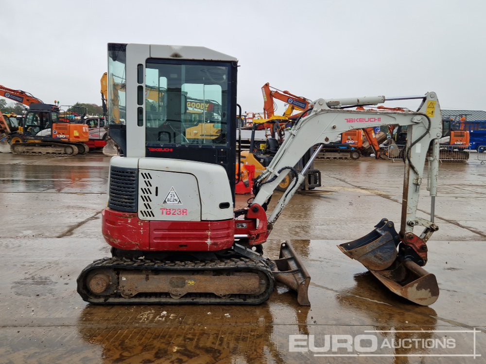 Minigravemaskine Takeuchi TB23R: billede 6