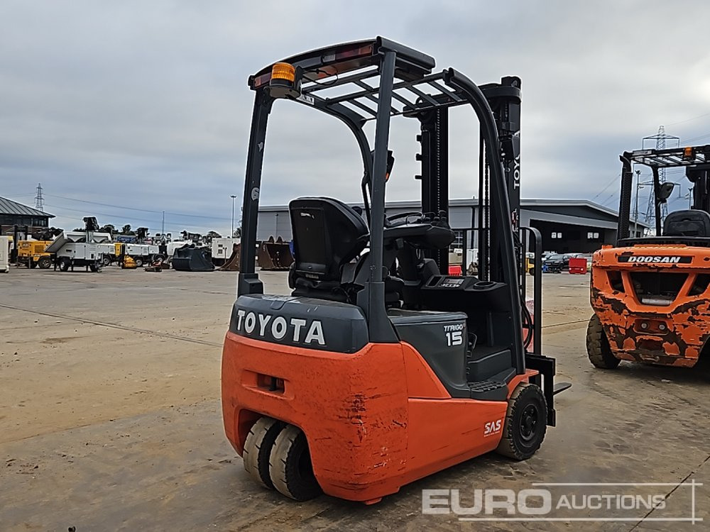 Toyota 8FBET15 - Gaffeltruck: billede 5 Toyota 8FBET15 - Gaffeltruck: billede 5