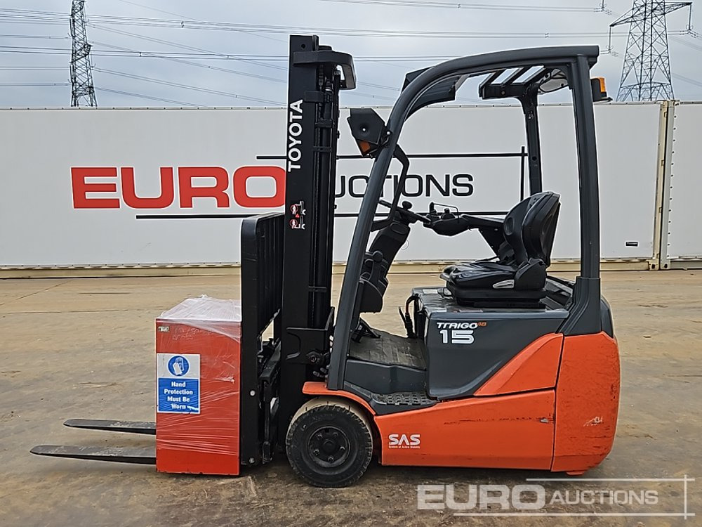 Toyota 8FBET15 - Gaffeltruck: billede 2 Toyota 8FBET15 - Gaffeltruck: billede 2
