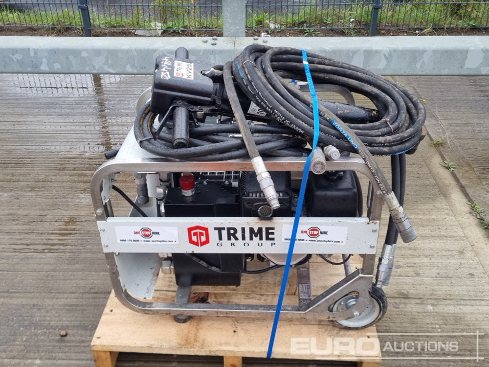 Trime Hydraulic Power Pack, Honda Engine, Hydraulic Hand Held Breaker, Hydraulic Hose - Asfaltudlægningmaskine: billede 2 Trime Hydraulic Power Pack, Honda Engine, Hydraulic Hand Held Breaker, Hydraulic Hose - Asfaltudlægningmaskine: billede 2