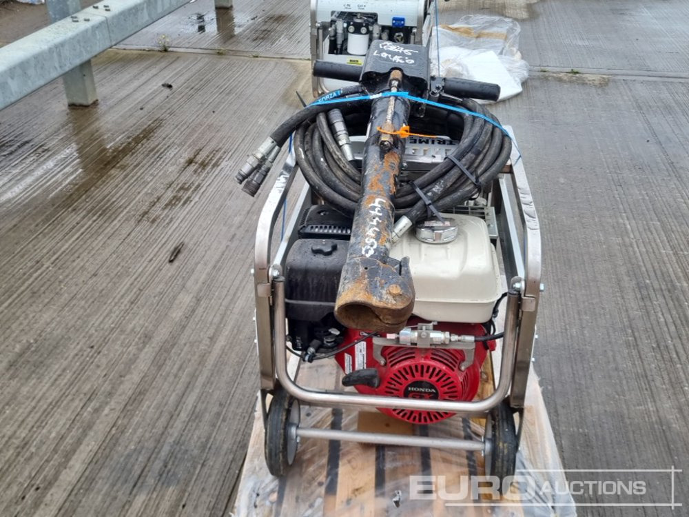 Trime Hydraulic Power Pack, Honda Engine, Hydraulic Hand Held Breaker, Hydraulic Hose - Asfaltudlægningmaskine: billede 4 Trime Hydraulic Power Pack, Honda Engine, Hydraulic Hand Held Breaker, Hydraulic Hose - Asfaltudlægningmaskine: billede 4