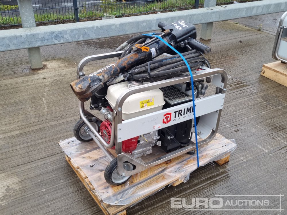 Trime Hydraulic Power Pack, Honda Engine, Hydraulic Hand Held Breaker, Hydraulic Hose - Asfaltudlægningmaskine: billede 5 Trime Hydraulic Power Pack, Honda Engine, Hydraulic Hand Held Breaker, Hydraulic Hose - Asfaltudlægningmaskine: billede 5