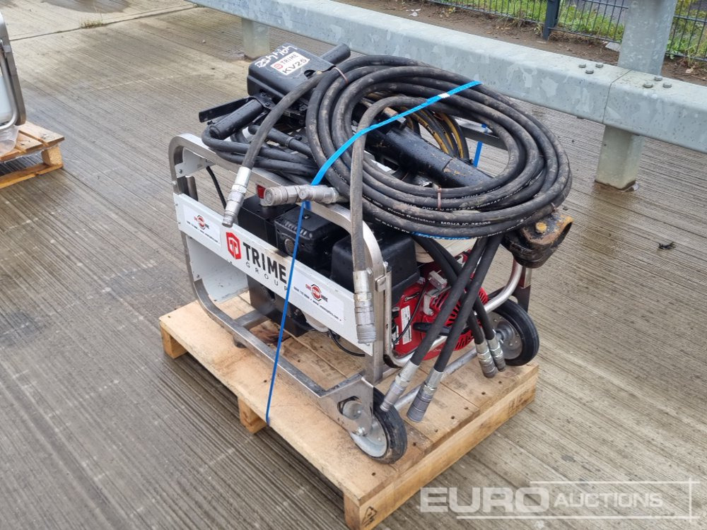 Trime Hydraulic Power Pack, Honda Engine, Hydraulic Hand Held Breaker, Hydraulic Hose - Asfaltudlægningmaskine: billede 3 Trime Hydraulic Power Pack, Honda Engine, Hydraulic Hand Held Breaker, Hydraulic Hose - Asfaltudlægningmaskine: billede 3