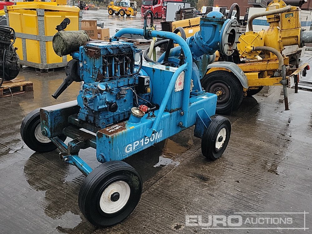 Twin Axle 6" Water Pump, Lister Engine - Vandpumpe: billede 1 Twin Axle 6" Water Pump, Lister Engine - Vandpumpe: billede 1