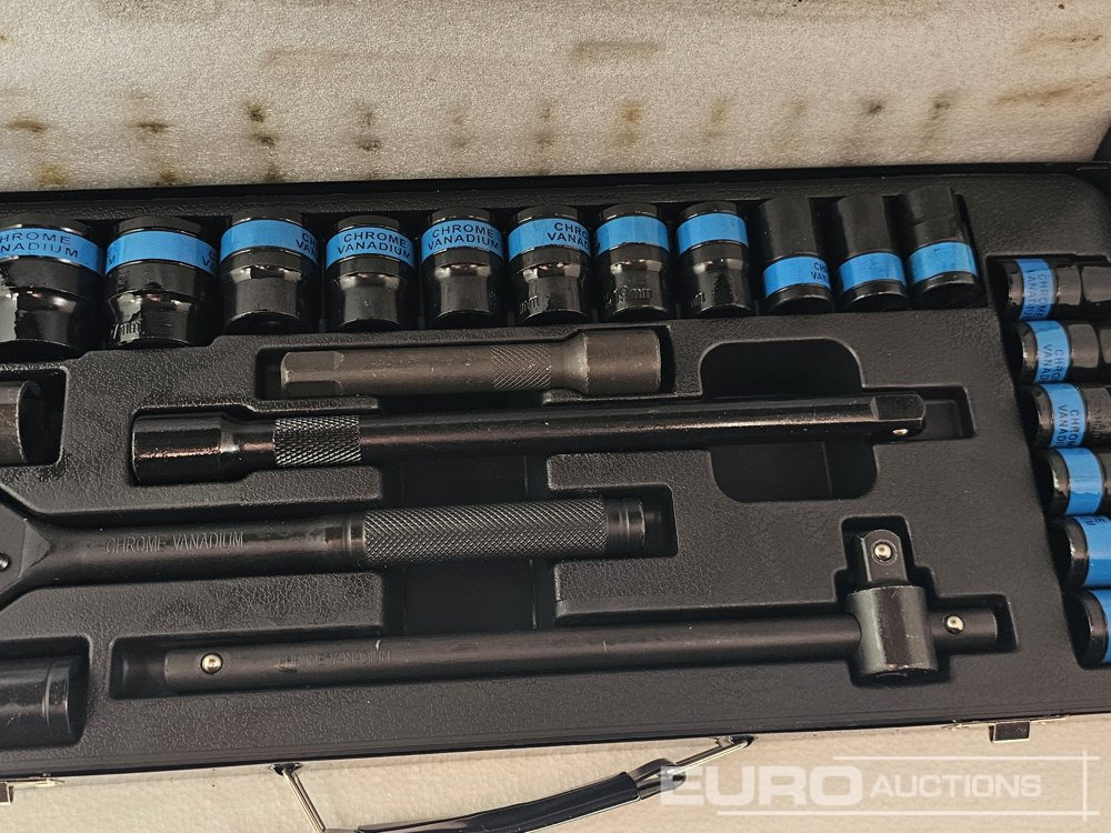 Unused 1/2" Socket & Rachet Set - Værkstedsudstyr: billede 2 Unused 1/2" Socket & Rachet Set - Værkstedsudstyr: billede 2