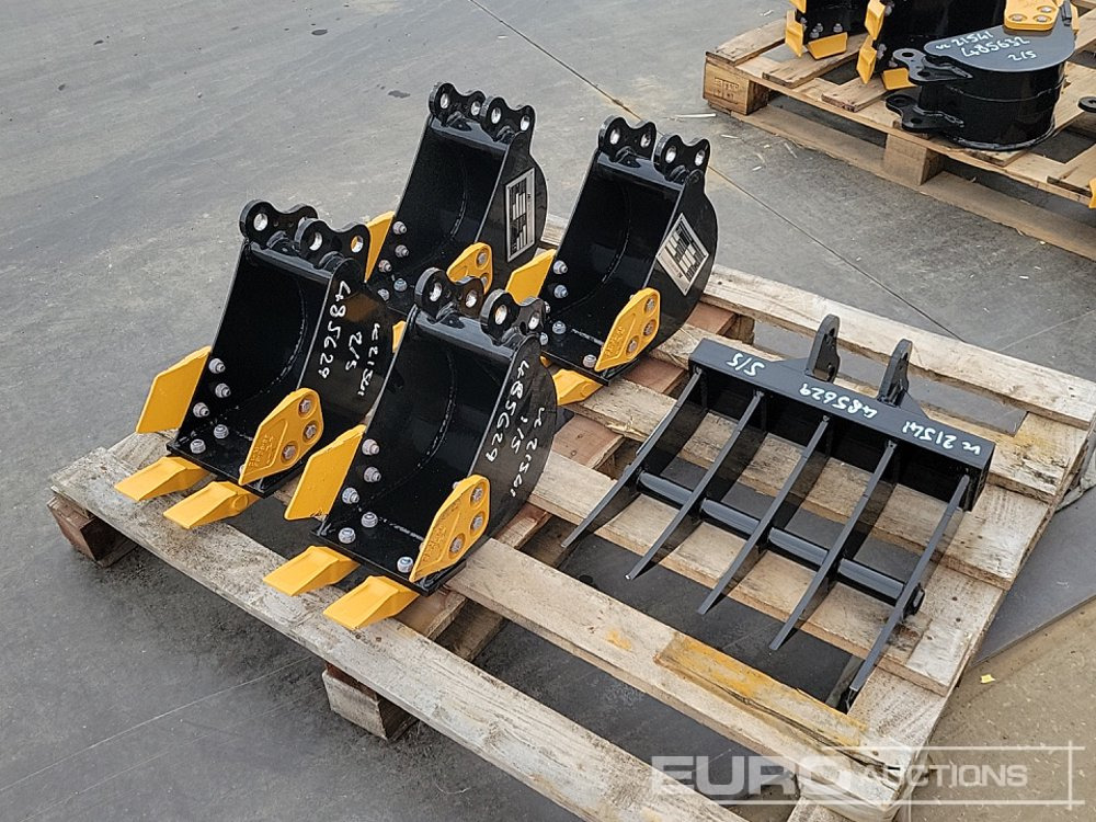 Unused 2025 Machpro 8", 8", 8", 8" Digging Bucket, 16" Rake 25mm Pin to suit Mini Excavator - Skovl: billede 1 Unused 2025 Machpro 8", 8", 8", 8" Digging Bucket, 16" Rake 25mm Pin to suit Mini Excavator - Skovl: billede 1