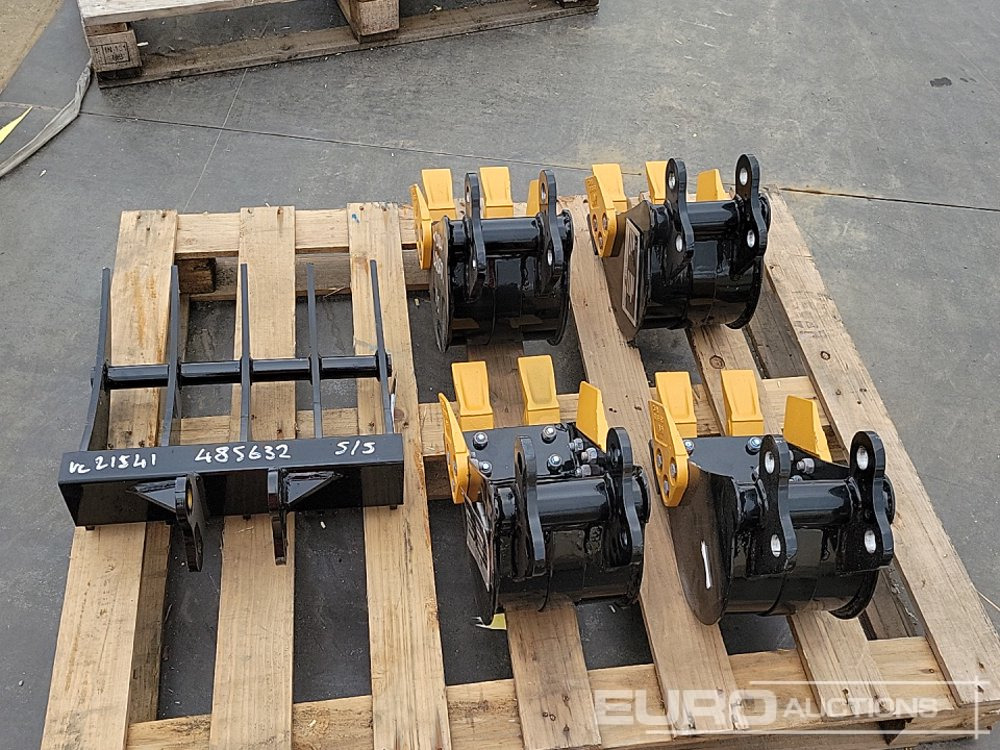 Unused 2025 Machpro 8", 8", 8", 8" Digging Bucket, 16" Rake 25mm Pin to suit Mini Excavator - Skovl: billede 4 Unused 2025 Machpro 8", 8", 8", 8" Digging Bucket, 16" Rake 25mm Pin to suit Mini Excavator - Skovl: billede 4